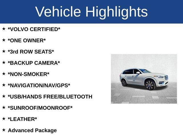 used 2022 Volvo XC90 car, priced at $49,200