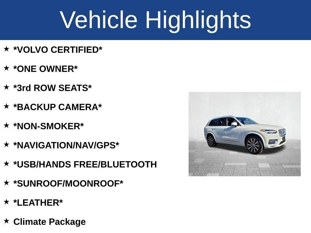used 2022 Volvo XC90 car, priced at $38,951