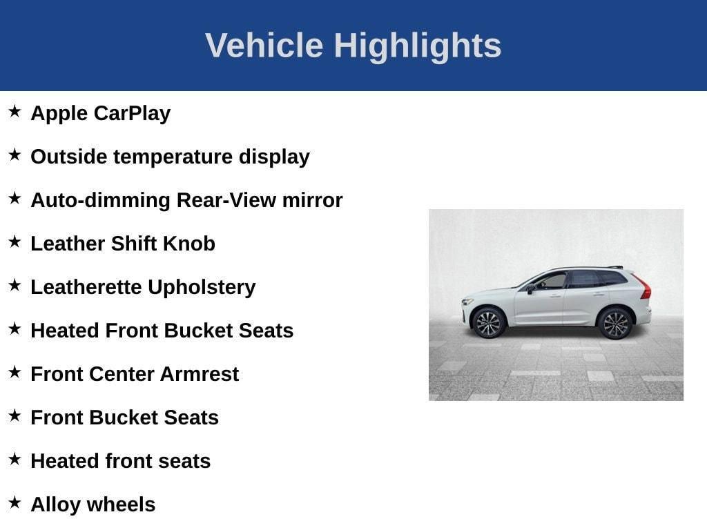 new 2025 Volvo XC60 car, priced at $54,560