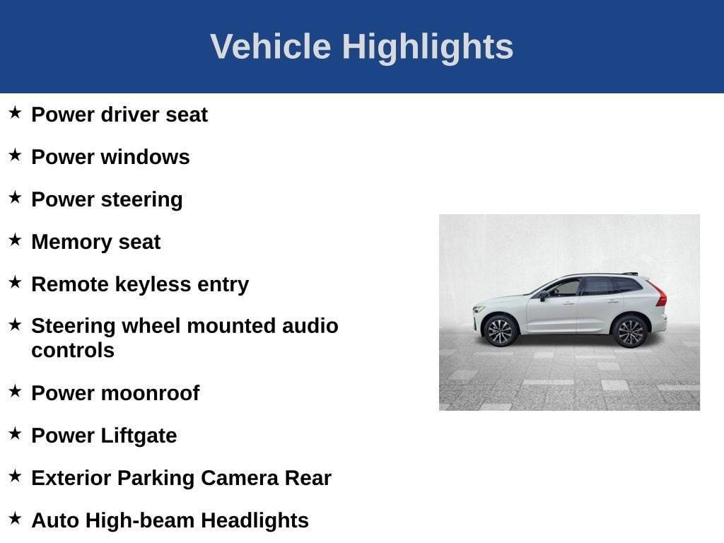 new 2025 Volvo XC60 car, priced at $54,560
