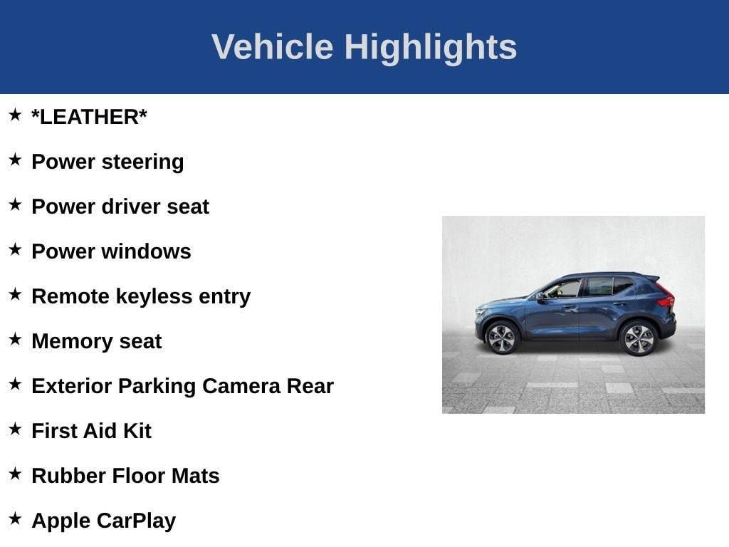 new 2026 Volvo XC40 car, priced at $45,850