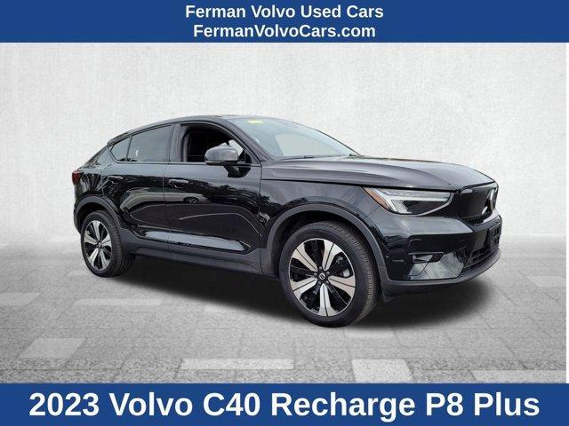 used 2023 Volvo C40 Recharge Pure Electric car, priced at $34,800
