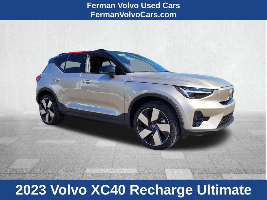 used 2023 Volvo XC40 Recharge Pure Electric car, priced at $41,000