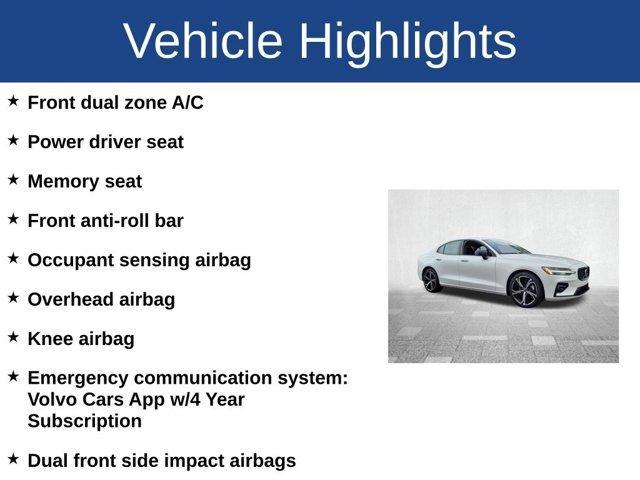 used 2024 Volvo S60 car, priced at $33,800