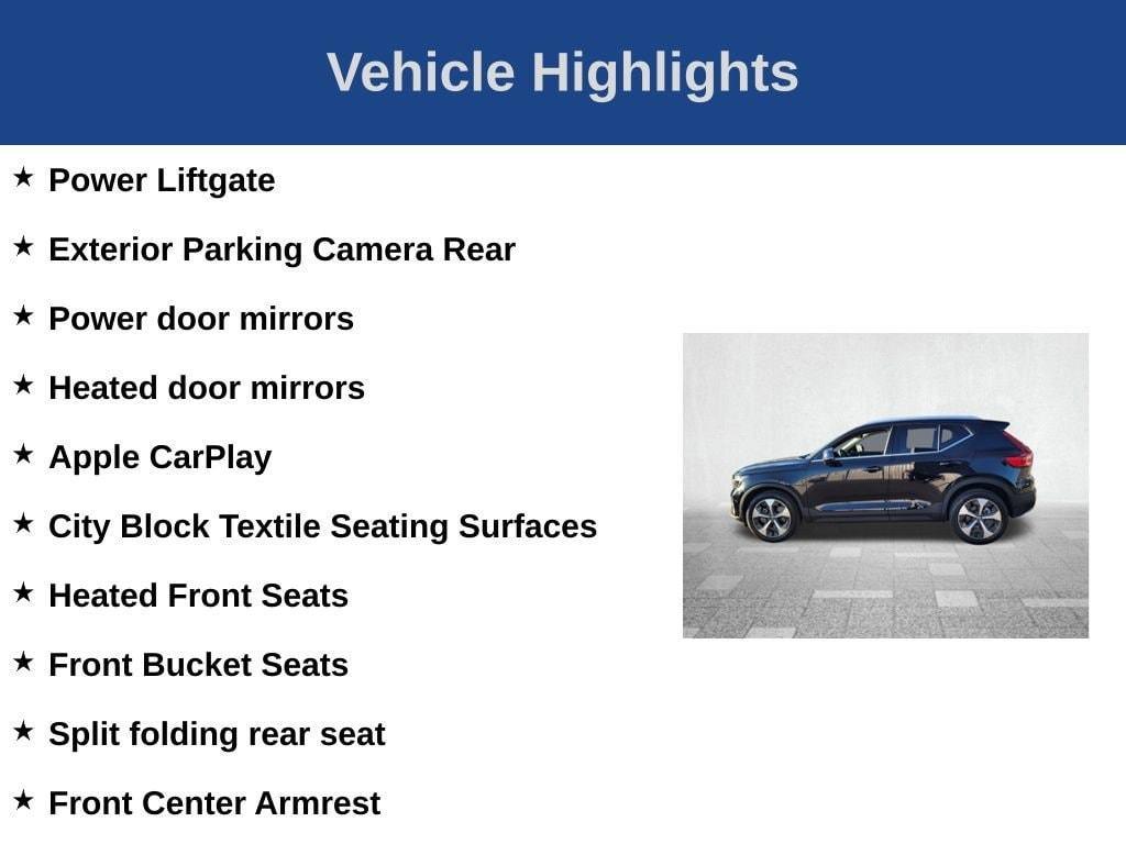 new 2025 Volvo XC40 car, priced at $44,845