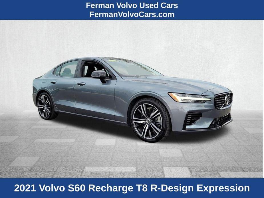 used 2021 Volvo S60 Recharge Plug-In Hybrid car, priced at $31,400