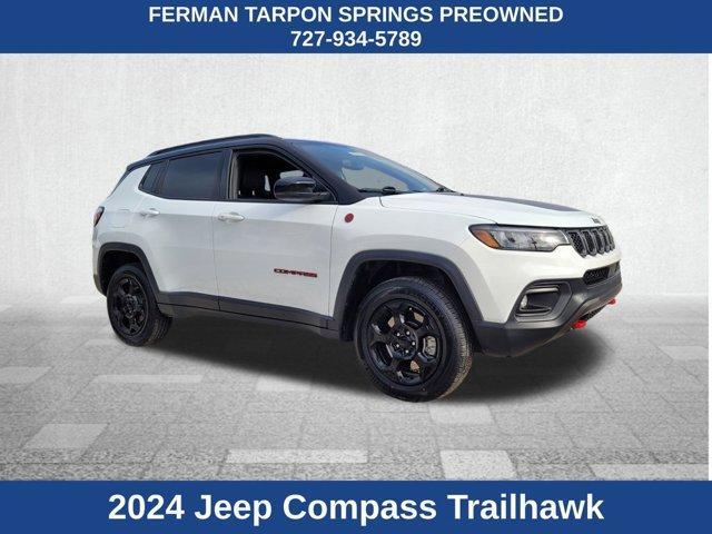 used 2024 Jeep Compass car, priced at $23,497