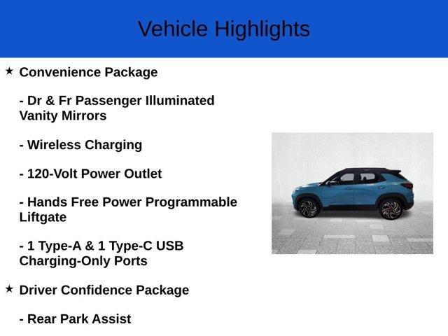 new 2025 Chevrolet TrailBlazer car, priced at $33,470