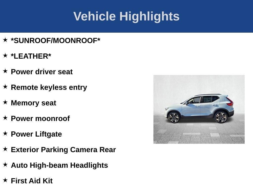 new 2026 Volvo XC40 car, priced at $46,650