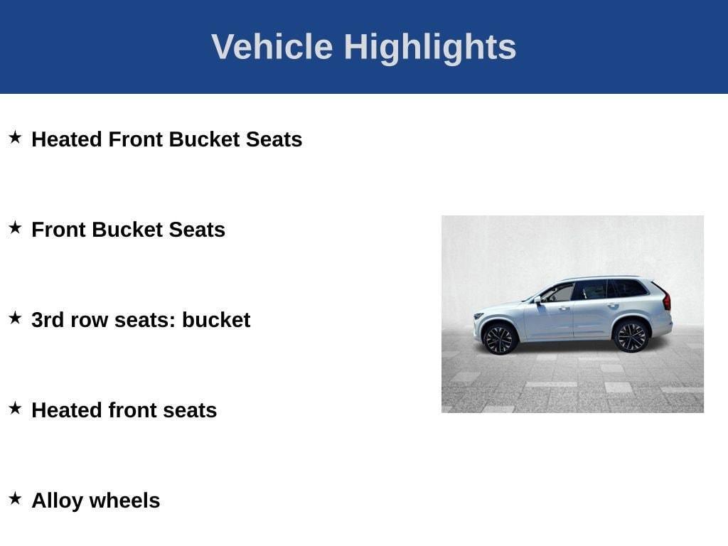 new 2025 Volvo XC90 car, priced at $61,045