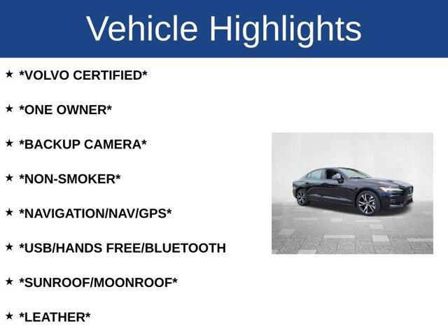 used 2024 Volvo S60 car, priced at $28,392