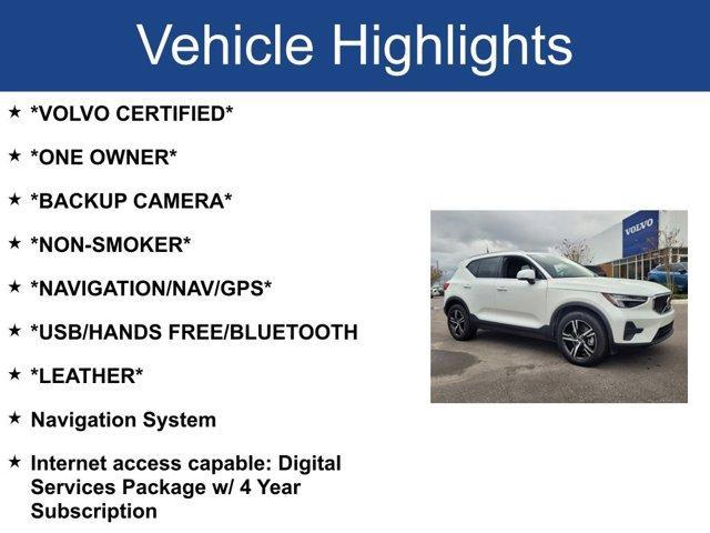 used 2025 Volvo XC40 car, priced at $37,800