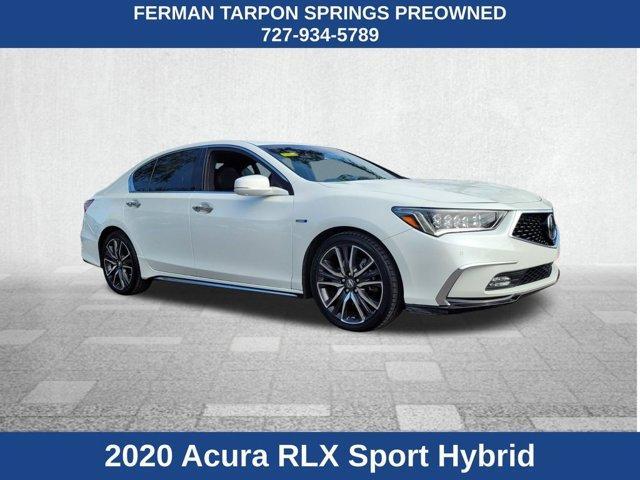 used 2020 Acura RLX Sport Hybrid car, priced at $33,000