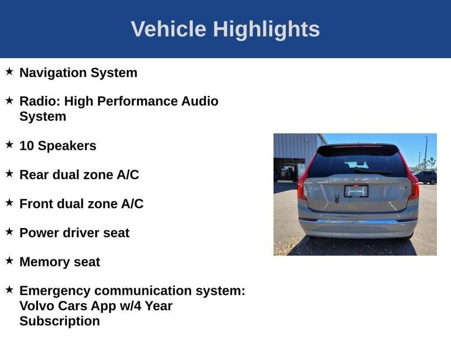 new 2024 Volvo XC90 car, priced at $66,695