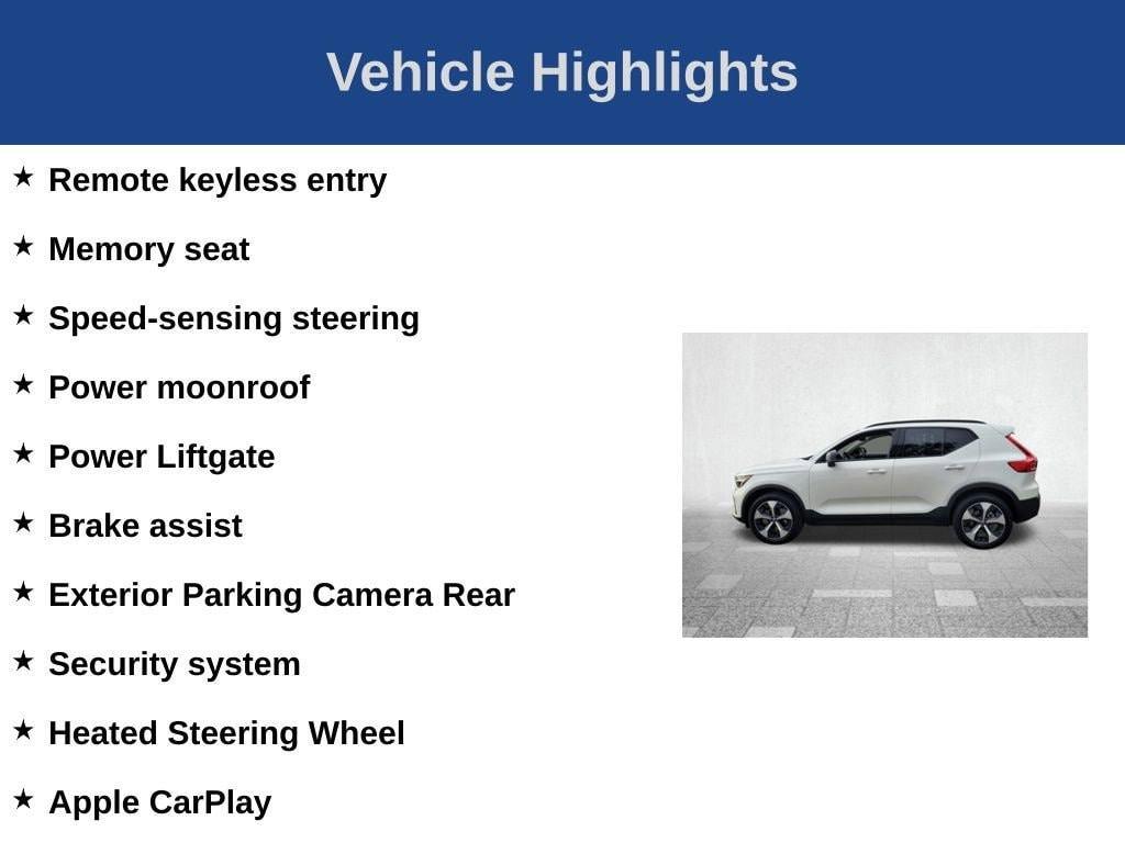 new 2026 Volvo XC40 car, priced at $50,150