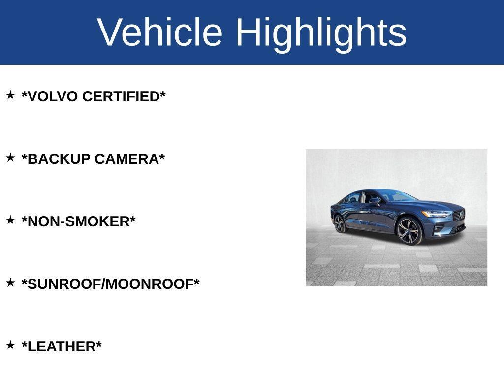 used 2023 Volvo S60 car, priced at $29,000