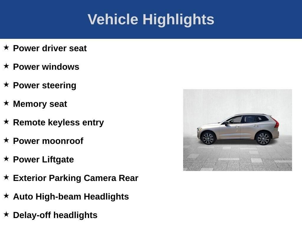 new 2025 Volvo XC60 car, priced at $54,975