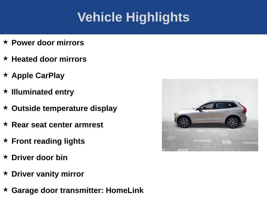 new 2025 Volvo XC60 car, priced at $54,975