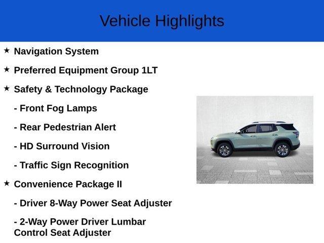 new 2025 Chevrolet Equinox car, priced at $35,070