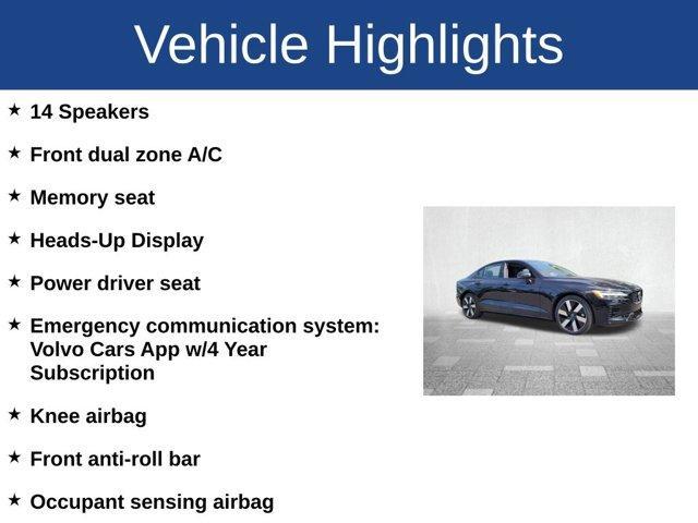 used 2024 Volvo S60 Recharge Plug-In Hybrid car, priced at $48,400