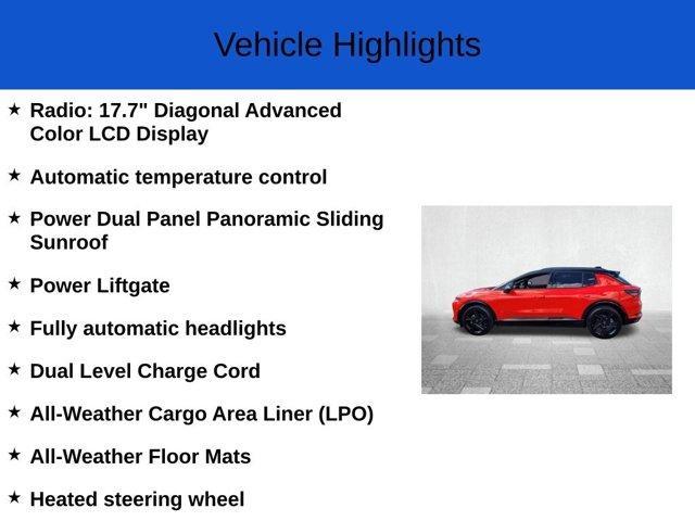 new 2025 Chevrolet Equinox EV car, priced at $48,310
