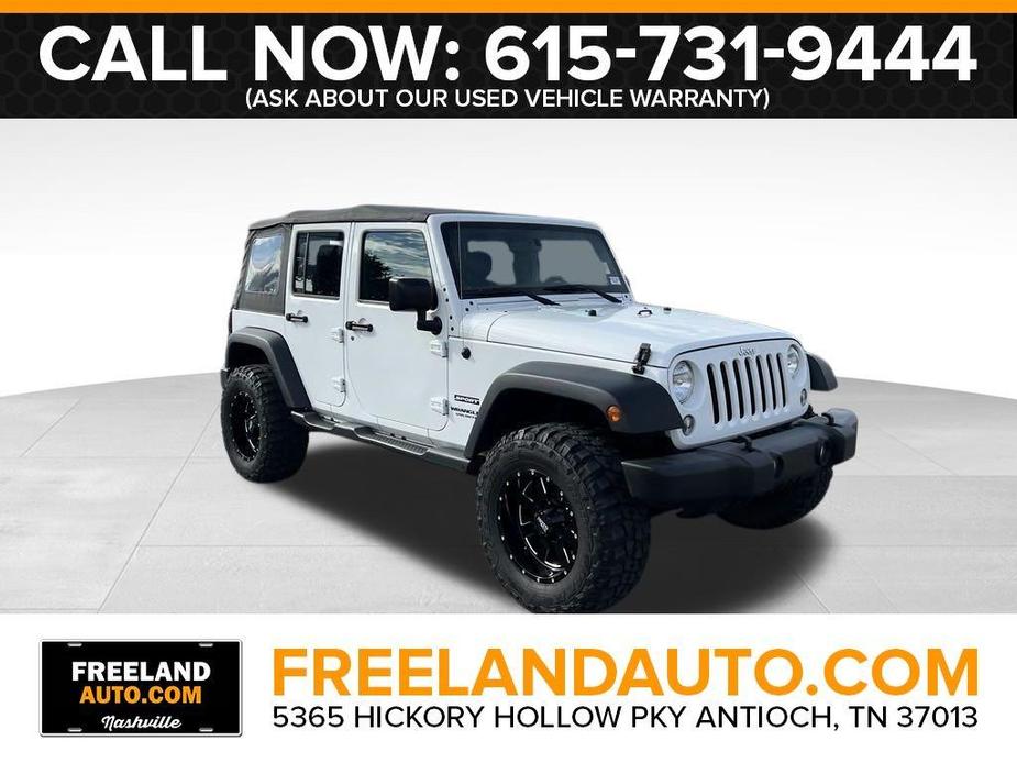 used 2016 Jeep Wrangler Unlimited car, priced at $23,900