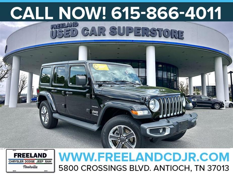 used 2021 Jeep Wrangler Unlimited car, priced at $33,599