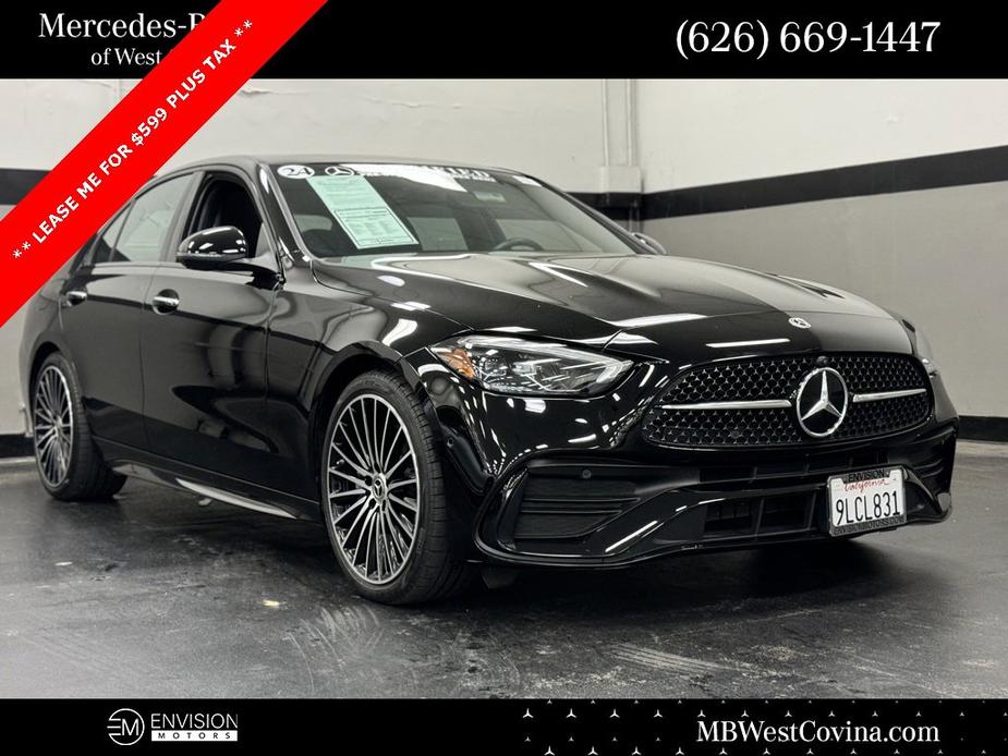 used 2024 Mercedes-Benz C-Class car, priced at $48,599