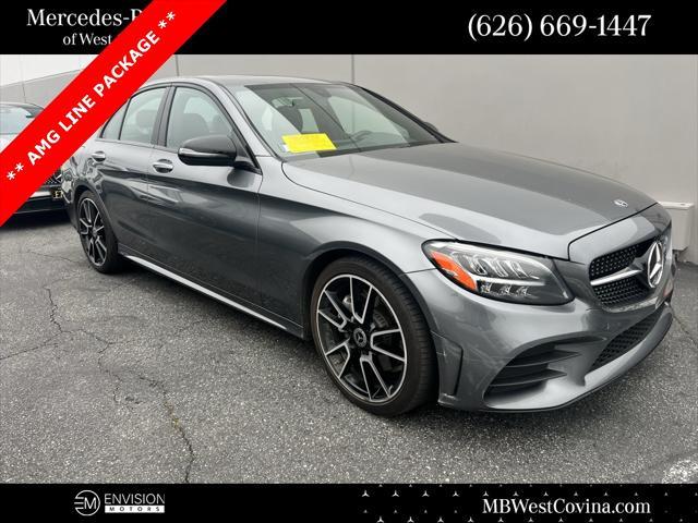 used 2021 Mercedes-Benz C-Class car, priced at $31,399