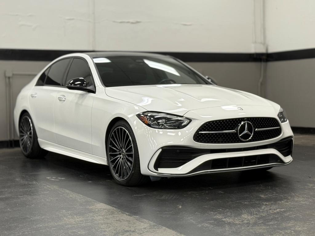 used 2022 Mercedes-Benz C-Class car, priced at $31,997