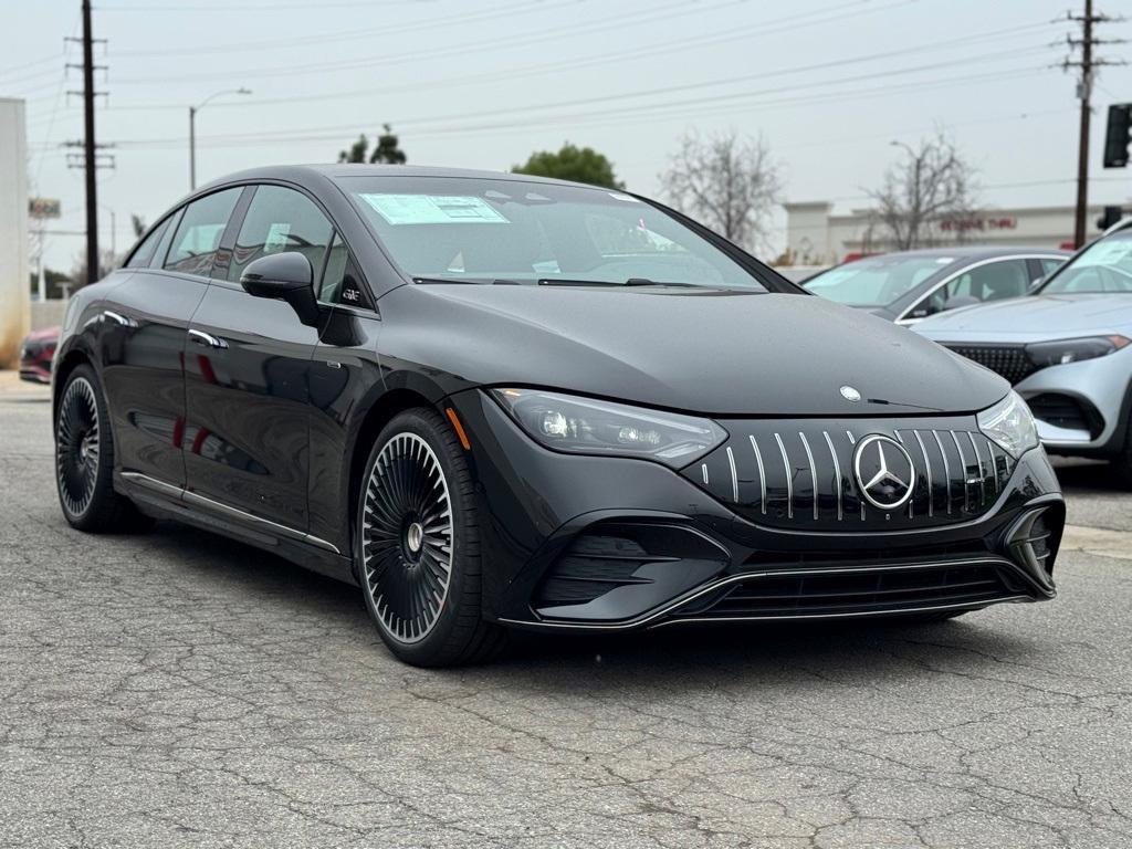 new 2025 Mercedes-Benz AMG EQE car, priced at $113,895