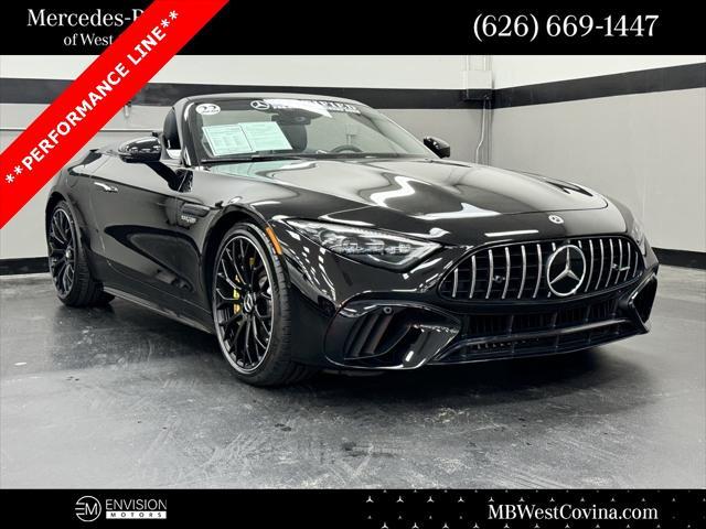used 2022 Mercedes-Benz AMG SL 55 car, priced at $127,999
