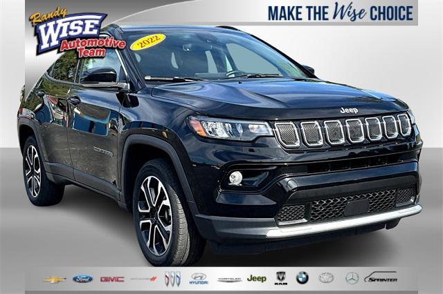 used 2022 Jeep Compass car, priced at $21,995