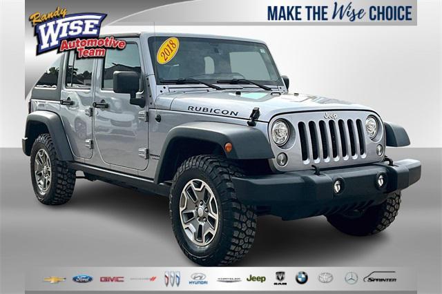 used 2018 Jeep Wrangler JK Unlimited car, priced at $26,595