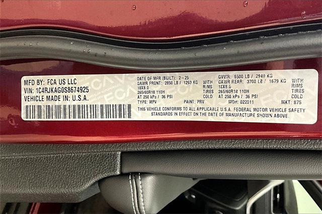new 2025 Jeep Grand Cherokee L car, priced at $45,720