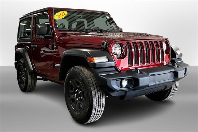 used 2021 Jeep Wrangler car, priced at $28,000