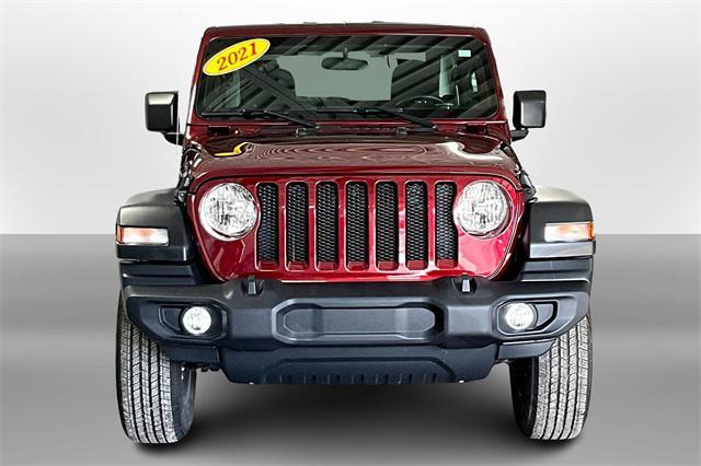 used 2021 Jeep Wrangler car, priced at $28,000