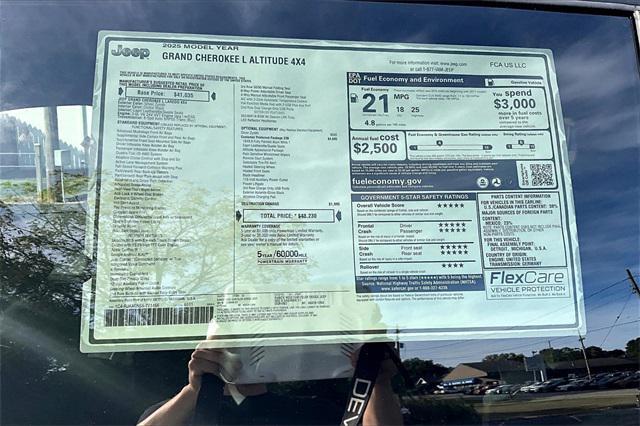 new 2025 Jeep Grand Cherokee L car, priced at $45,057