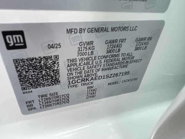 new 2025 Chevrolet Silverado 1500 car, priced at $40,864