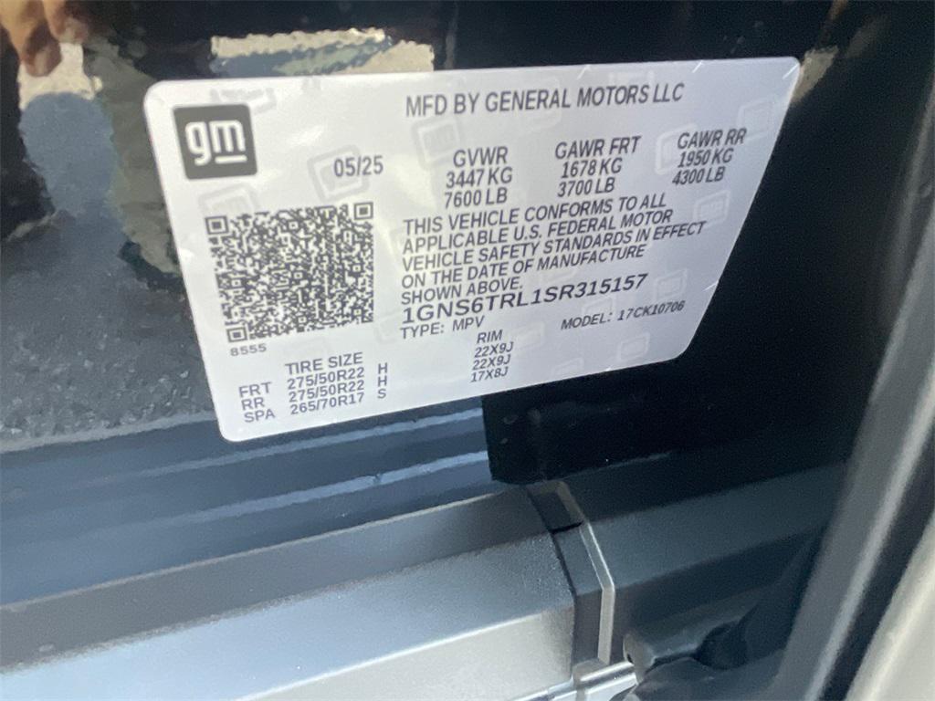 new 2025 Chevrolet Tahoe car, priced at $88,863