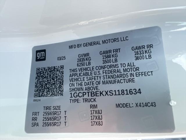 new 2025 Chevrolet Colorado car, priced at $37,156