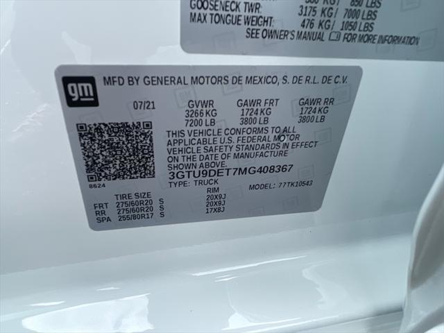 used 2021 GMC Sierra 1500 car, priced at $46,322