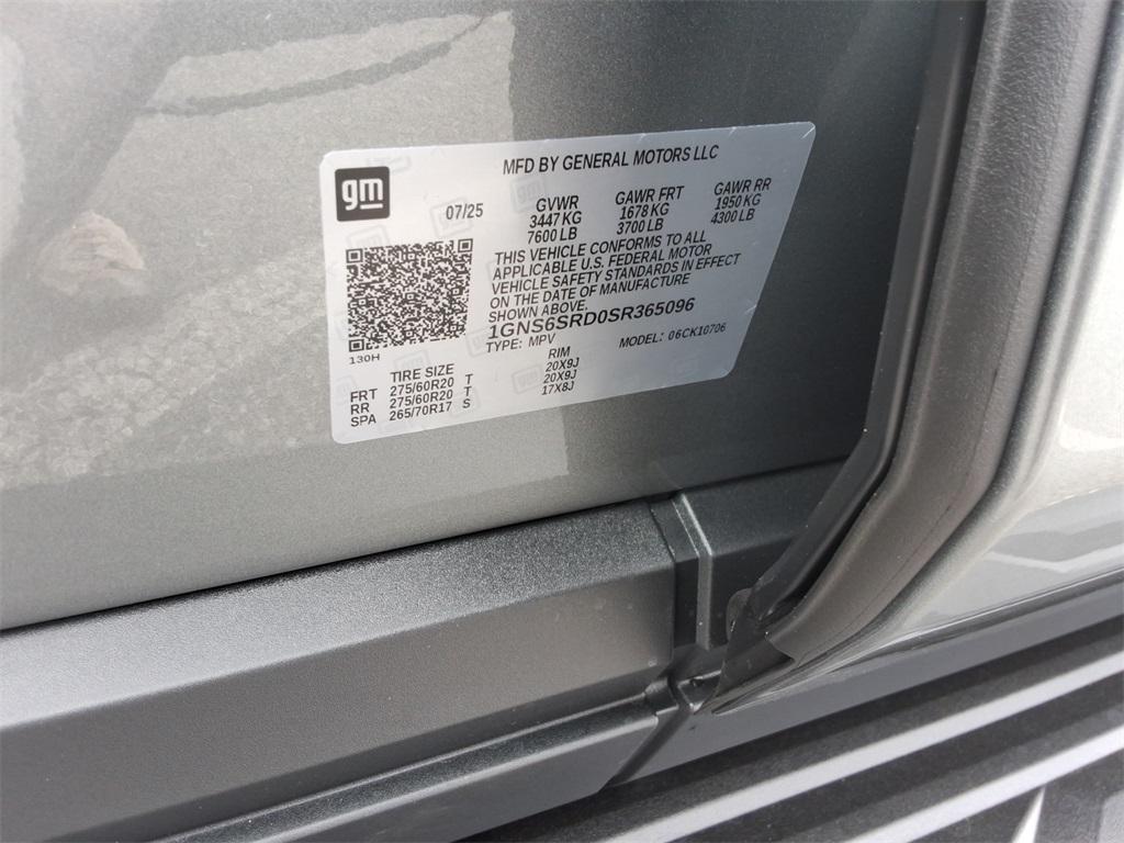 new 2025 Chevrolet Tahoe car, priced at $77,183