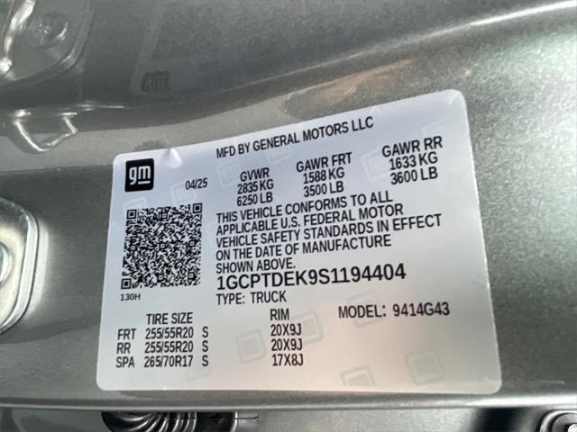 new 2025 Chevrolet Colorado car, priced at $47,976