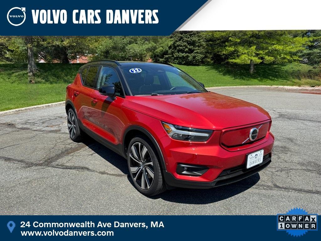 used 2022 Volvo XC40 Recharge Pure Electric car, priced at $34,988