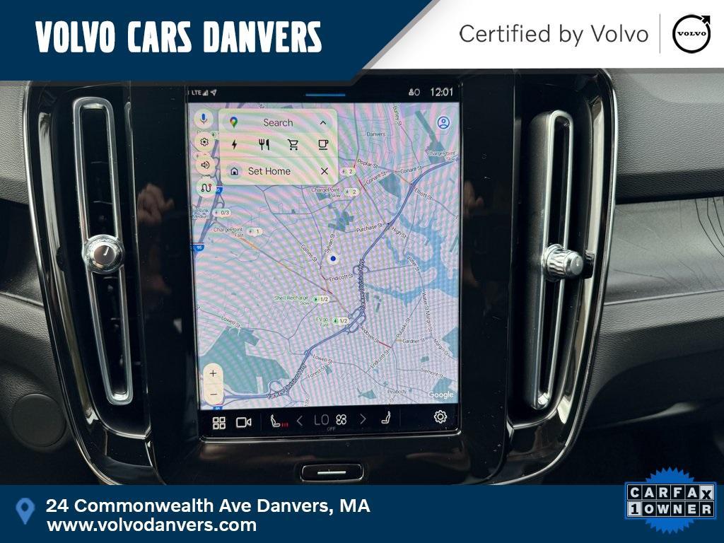 used 2023 Volvo XC40 Recharge Pure Electric car, priced at $35,363