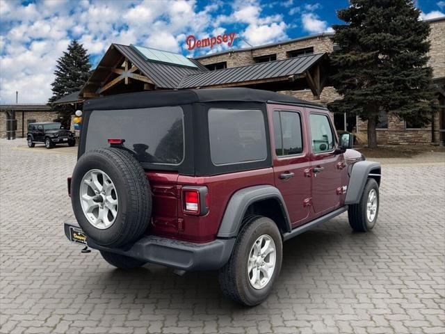 used 2021 Jeep Wrangler Unlimited car, priced at $32,991