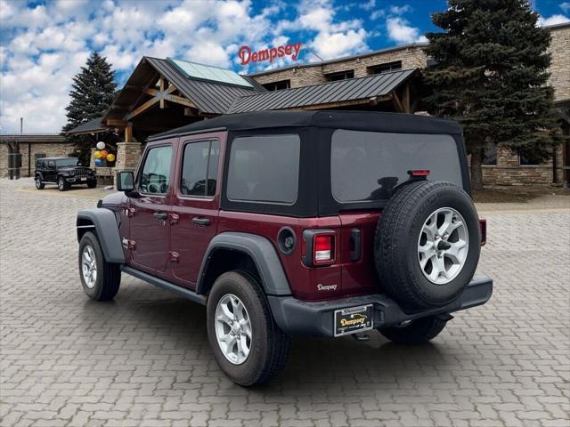 used 2021 Jeep Wrangler Unlimited car, priced at $32,991