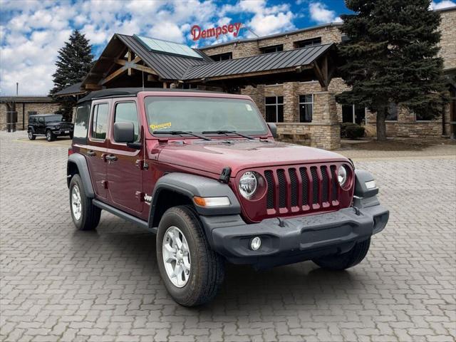 used 2021 Jeep Wrangler Unlimited car, priced at $32,991