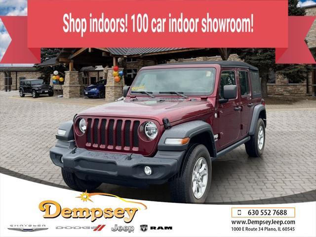 used 2021 Jeep Wrangler Unlimited car, priced at $32,519